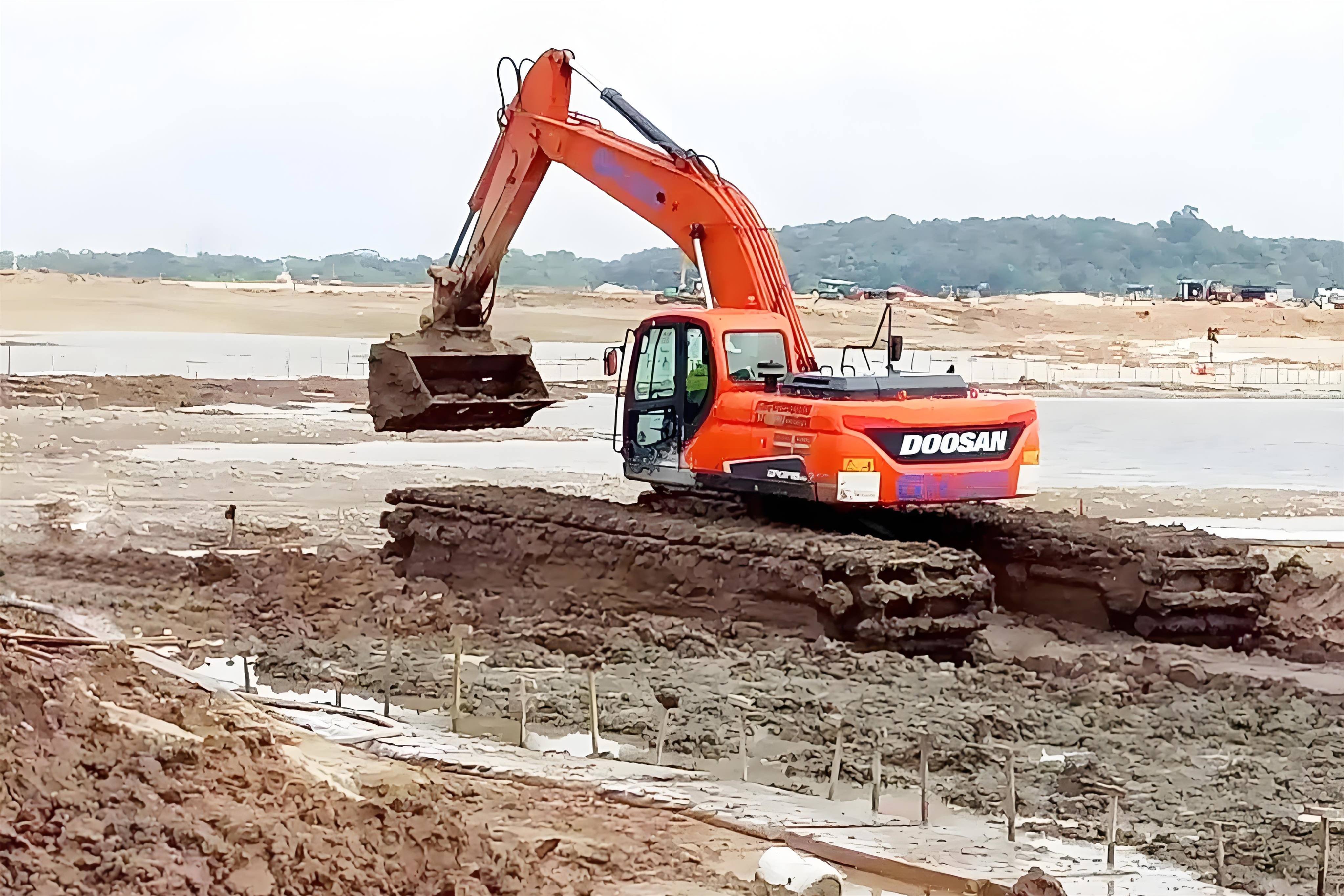 浙江臺州挖機清淤施工隊 - 挖機清淤時如何判斷淤泥承載力？