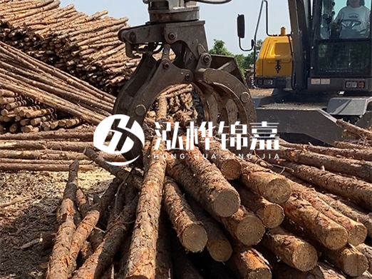 松木樁廠家泓樺錦嘉-打松木樁時遇到堅硬土層怎么解決？